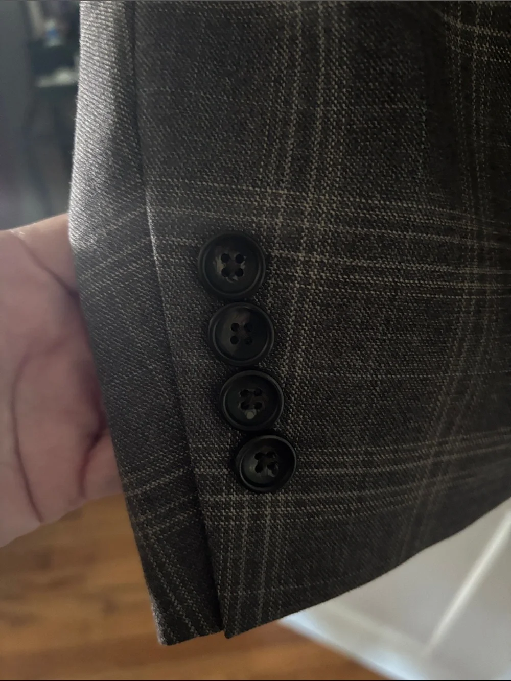 Brooks Brothers Brown Windowpane Sport Coat